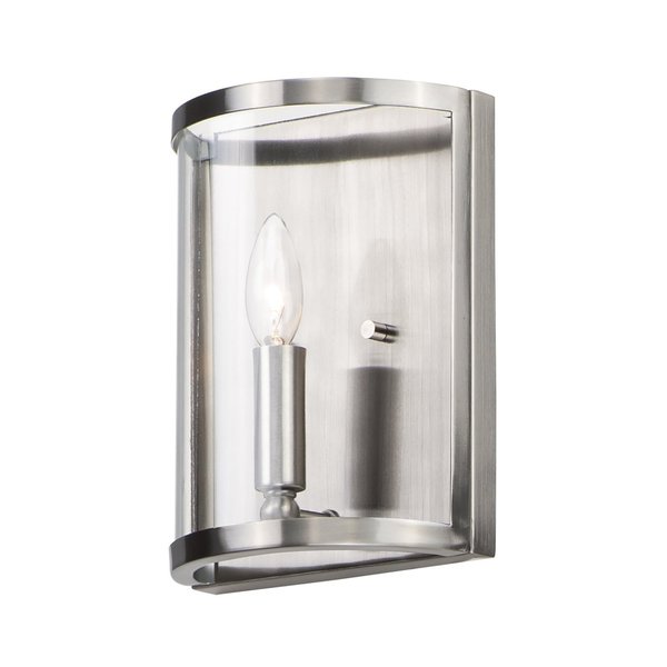 Maxim Lighting Sentinel 1-Light Wall Sconce 25259CLSN